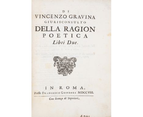 Scarrone (Giovanni Francesco) Riflessioni Imparziali e Memorie sopra la Vita e le Opere dell'Abate Carlo Denina Piemontese, o