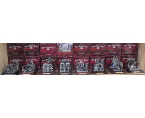 16  medium sized Myth and Magic figures by The Tudor Mint, all with original boxes  