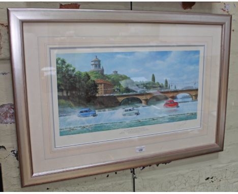 After Tony Smith, 'The Italian Job - Getting Away With It', Ltd edition print, 55cm x 28cm, signed in pencil, certificate of 