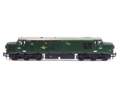 A Bachmann Branchline OO gauge Class 37 diesel locomotive, D6801, BR green, 32-782.