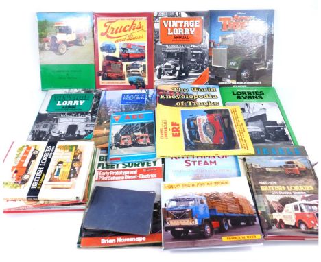 A collection of lorry and commercial vehicle books, to include classic and vintage commercial, light goods to carry, super tr