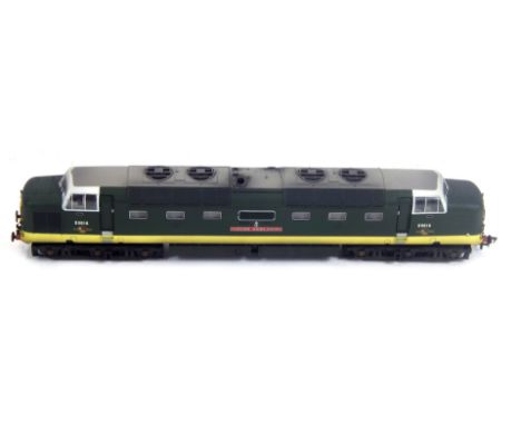 A Bachmann Branchline OO gauge Class 55 Deltic diesel locomotive, D9016, The Gordon Highlander, BR green. (incorrect box)