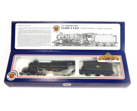 A Bachmann Branchline OO gauge Standard Class 4 locomotive, 75078, BR lined black,  4-6-0, 31-105.