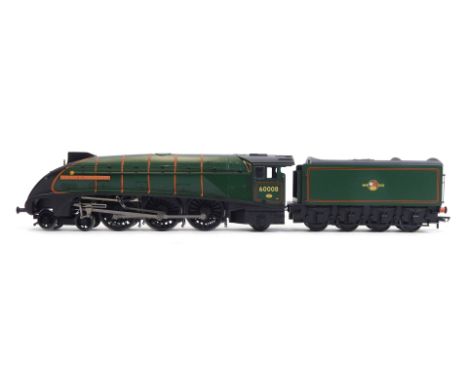 A Bachmann Branchline OO gauge Gresley Class A4 locomotive, 60008, Dwight D Eisenhower, 4-6-2, BR green late crest, 31-966. 