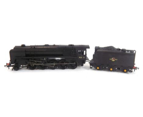 A Bachmann Branchline OO gauge Standard Class 9F locomotive, 9002, BR black, 2-10-0, in associated box.