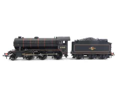 A Bachmann Branchline OO gauge Class K3 locomotive, 61949, BR lined black late crest, 2-6-0, with stepped tender, 32-277.