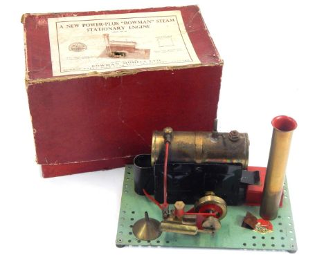 A Bowman Models New Power Plus Steam Stationary Engine, boxed. 