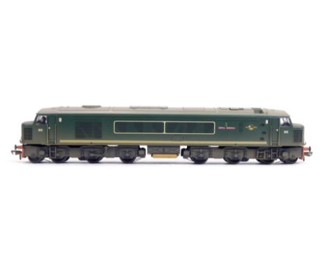 A Bachmann Branchline OO gauge Class 45 diesel locomotive, D55, Royal Signals, BR green (weathered), 32675Z.