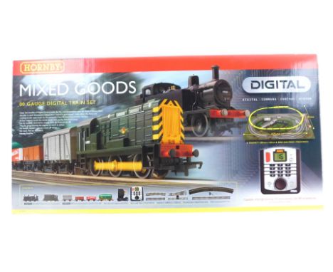 A Hornby OO gauge mixed goods digital train set, R1075, boxed.