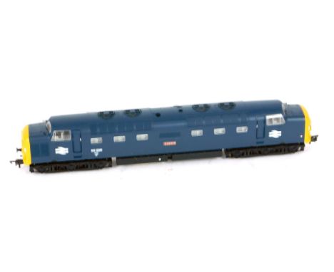 A Bachmann OO gauge class 55 Deltic locomotive Nimbus, BR blue livery, 55020, 32-526, boxed.