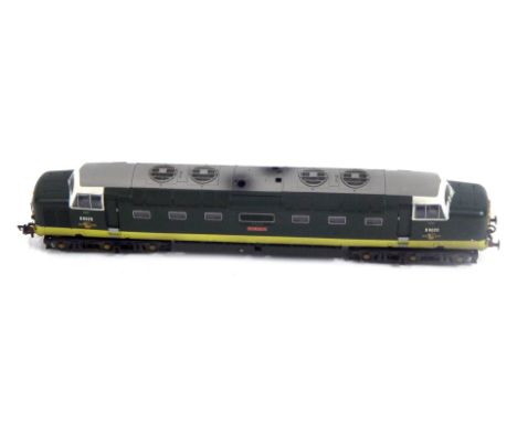 A Bachmann Branchline OO gauge Class 55 Deltic diesel locomotive Nimbus, D9020, BR two tone green, in associated box.