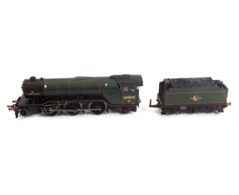 A Bachmann Branchline OO gauge Class V2 locomotive Green Arrow, 60800, green, 2-6-2, 31-559. 