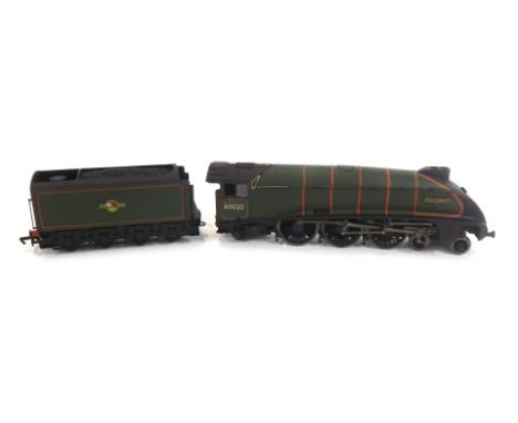 A Bachmann Branchline OO gauge Class A4 locomotive Guillemot, 60020, BR green late crest,  4-6-2, 31-958.