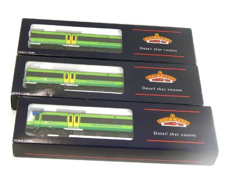 A Bachmann Branchline OO gauge Class 170/5 Turbo Star three car DMU set, Central Trains, 32-460.