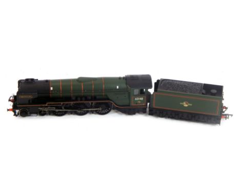 A Bachmann Branchline OO gauge Class A1 locomotive Aboyeur, 60148, BR lined green, 4-6-2, in associated box. 