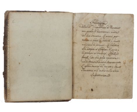 An Italian hand-written manuscript, containing a treatise on the The Republic of Venice, traditionally known as La Serenissim