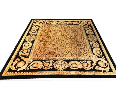 VERSACE INSPIRED CARPET, 246cm x 247cm.