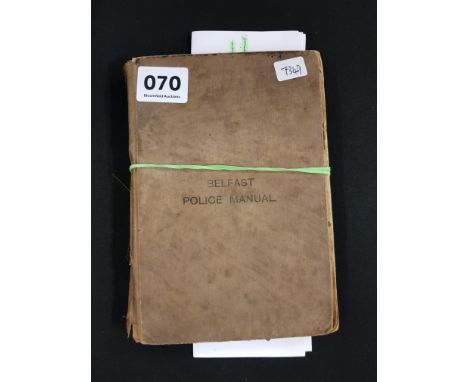 RIC BELFAST POLICE MANUAL 2ND EDITION