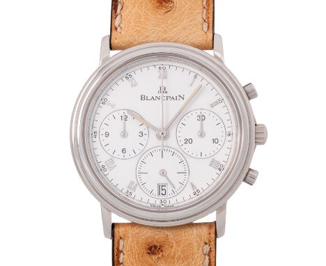 BLANCPAIN Villeret Ref 1180 Herren Chronograph. Edelstahl. Handaufzugswerk Kal. 1180 in funktionsfähigem Zustand. Sehr gute G