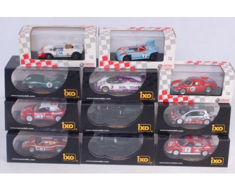 Eleven various boxed 1/43 scale Racing Car and Classic Car saloons by Ixo60 Models and Lorenzi, examples to include an Ixo Mo