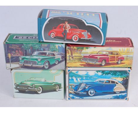 Avon Products, Car Replicas in Glass &amp; Plastic inc Aftershave/Talc, all Mint Boxed &amp; Unused as issued. (USA issue Mid