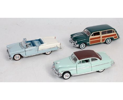 The Classics Cars of the 50s by Franklin Mint boxed diecast group, twelve examples, in original polystyrene packaging, with b
