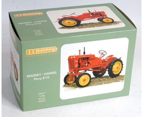 A Universal Hobbies 1/16 scale boxed Massey Harris Pony 812 tractor, in original polystyrene packed box