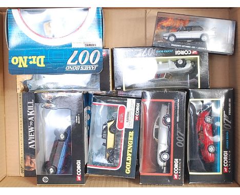 Eight various boxed modern release Corgi Toys James Bond 007 diecasts to include a Corgi Classics No. 0302 Aston Martin DB5, 