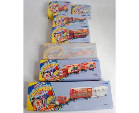 Seven various boxed Corgi Classics Chipperfields Circus related diecast, to include; advanced booking vehicle, AEC cage truck