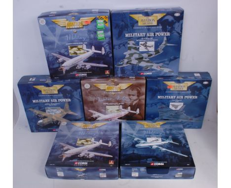 Seven various boxed mixed scale Corgi Aviation Archive diecast aircraft to include Ref.Nos. 47506, 48403, 47503, 48703, 48901