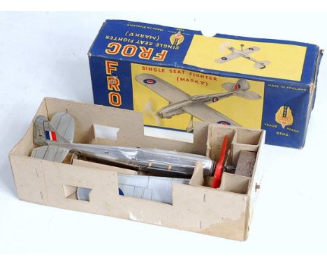 A Frog Models boxed Mk5 single seater fighter aircraft, all housed in the original all-card picture topped box, with instruct