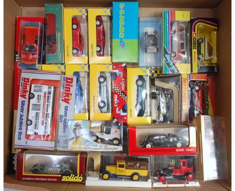 A quantity of modern issue diecast to include Corgi Matchbox, Solido, Dinky etc