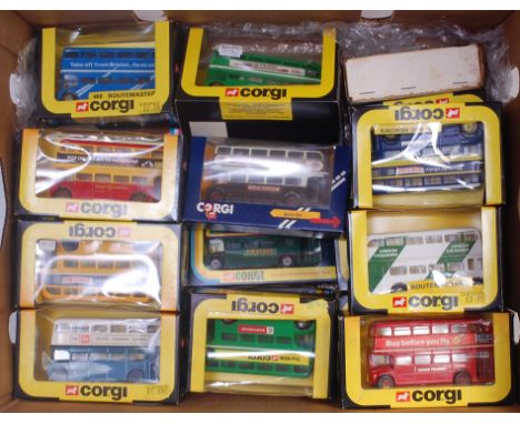 20 various boxed Corgi Toys, public transport diecast vehicles, to include BEA double decker bus, The Great Western Railway 1