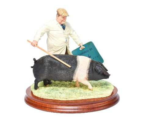 Border Fine Arts 'Prize Show', model No. B1265 by Hans Kendrick, limited edition 38/350, on wood base, with box and certifica