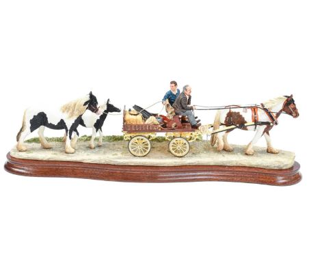 Border Fine Arts 'All Set for Appleby Fair', model No. B1153 by Ray Ayres, limited edition 147/600, on wood base, with box an