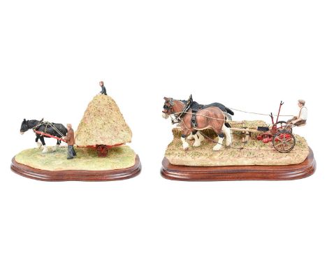 Border Fine Arts Hay Timing Groups: 'Hay Cutting Starts Today' (Standard Edition), model No. B0405A, limited edition 746/950,
