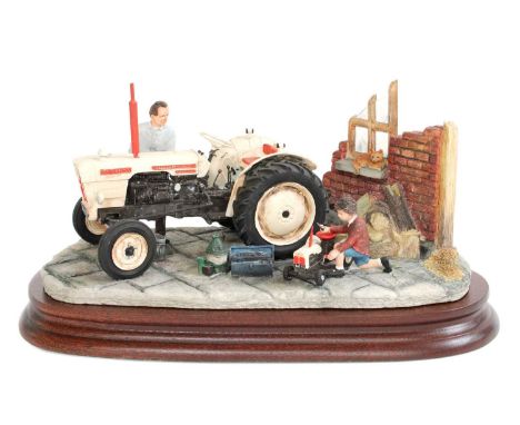 Border Fine Arts 'Like Father, Like Son', model No. B0859 by Ray Ayres, on wood base, with box and certificateProvenance: A P