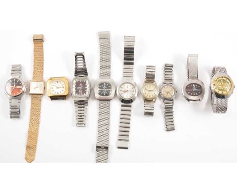 Tressa, Smiths, 'Everite', Ramona and others - thirty vintage wristwatches, mostly gentleman's, mostly automatic movements, g