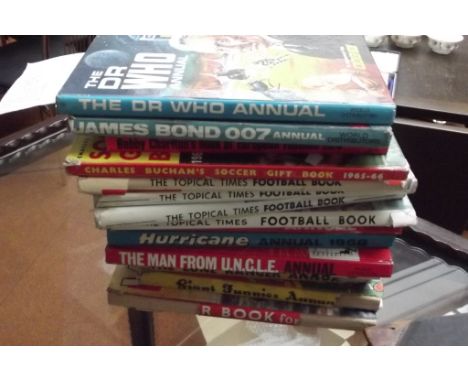 Vintage football annuals and others