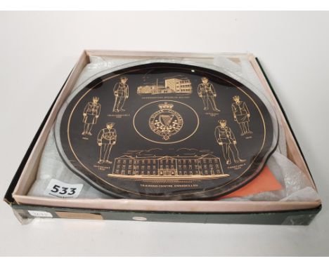 VINTAGE ROYAL ULSTER CONSTABULARY HEADQUARTERS, BROOKLYN, BELFAST TRAINING CENTRE PLATE