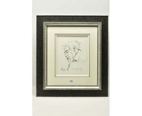 ROLF HARRIS (AUSTRALIA 1930-2023) 'SKETCH CLUB - CONCENTRATION', a signed limited edition print on paper depicting a portrait