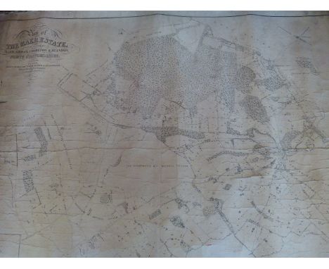 Five late 19th century ordnance survey maps, mainly of Maer hills Unfortunately we are not doing condition reports for this s
