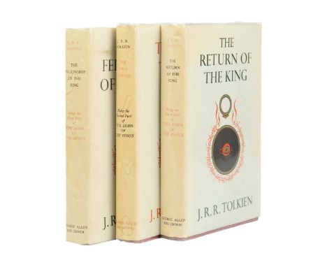J. R. R. Tolkien The Lord of the Rings  'The Fellowship of the Rings,' first edition, 12th impression, vg unclipped dj with a