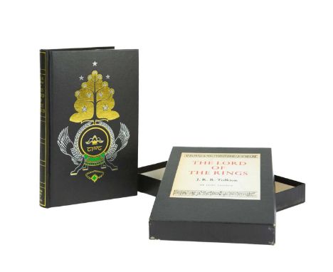 J. R. R. Tolkien The Lord of the Rings  De Luxe edition, fifth impression, original cloth binding with a gilt-embossed design