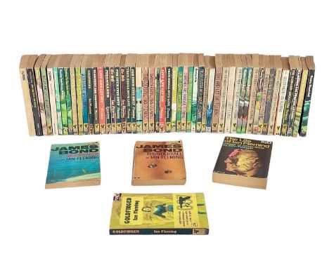 (Pan Books) Ian Fleming Fifty two works 'Moonraker,' first Pan edition, dog ear fold to rear wrap, toning throughout as expec