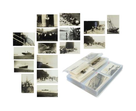 The Frank Strike Collection of Cornish Shipwrecks Over 200 Postcards of the Cornish Coastline – Many by the Gibson Family  A 