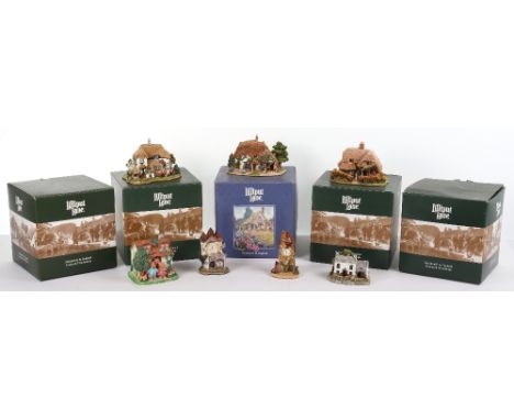 Six Lilliput Lane, including Up, Up &amp; Away, Gertrudes Garden, The Good Life, The Pottery, Beekeepers Cottage, Midhurst, w
