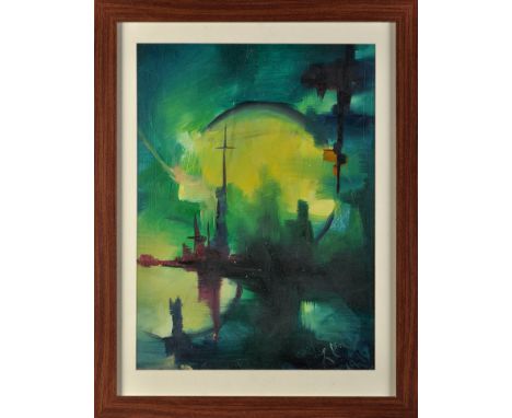 K*** E*** A***
(20th Century Continental School)
ABSTRACT COMPOSITIONS
one signed with initials and dated 1990
oil on boards
