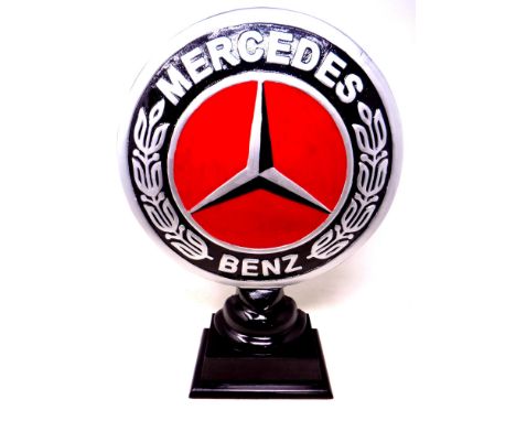 A Mercedes display logo 