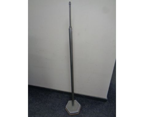 A chrome Art Deco standard lamp 